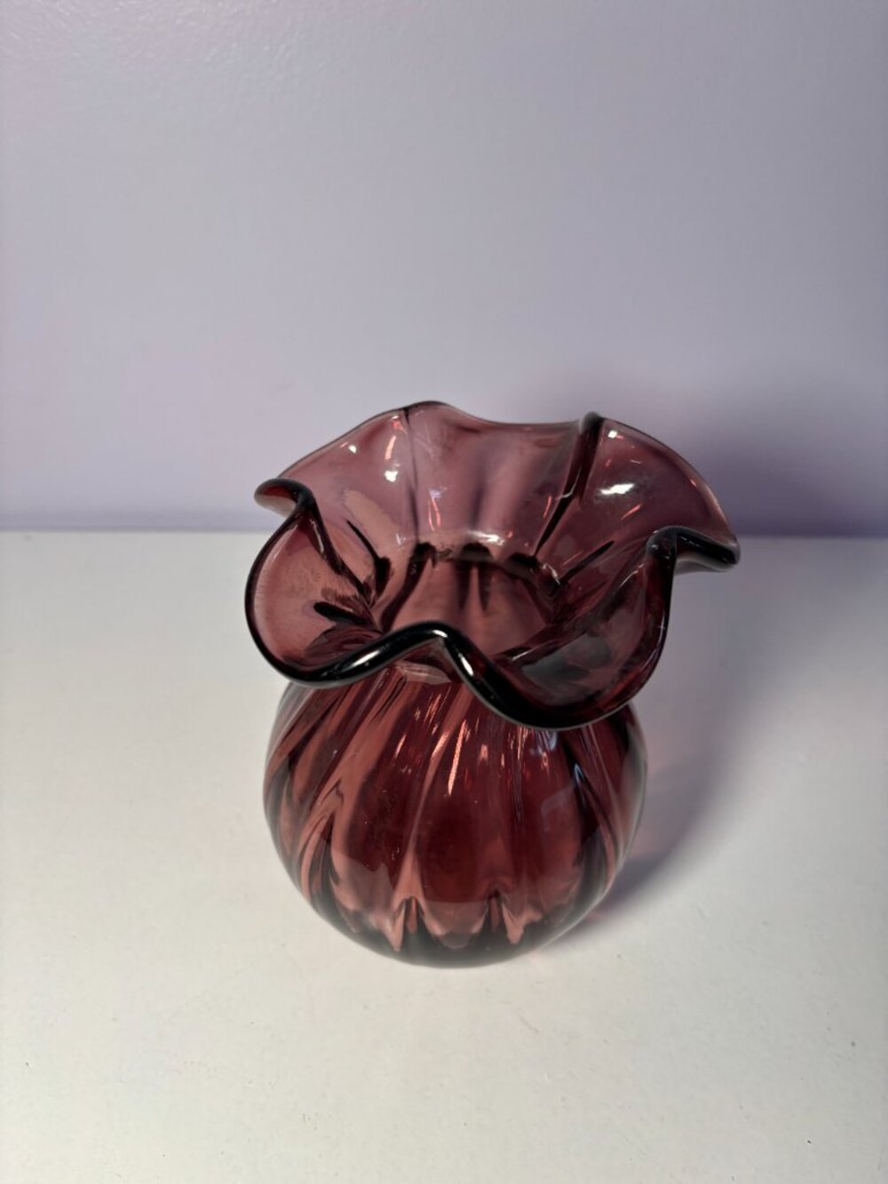 Vintage Amethyst Vase #10 - Picture 2 of 3
